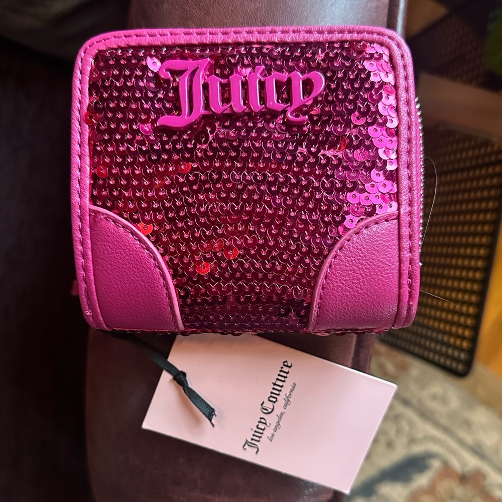 Juicy Couture Pink Sequin Wallet